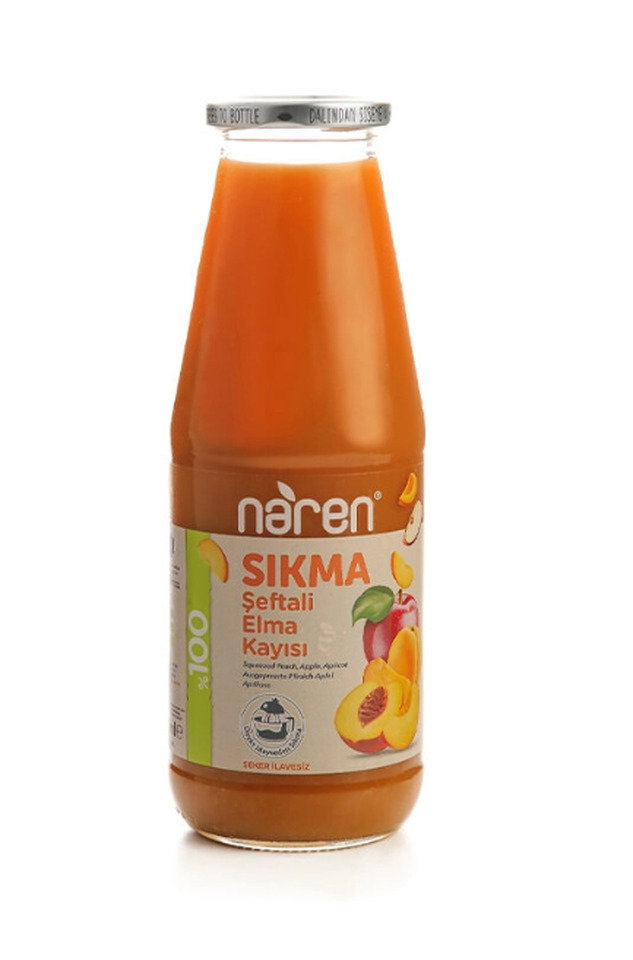 NAREN MEYVE SU 720 ML -ŞEF&ELMA&KAYISI %100